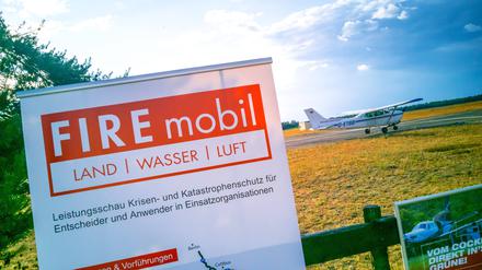 Die Leistungsschau FireMobil findet im September 2023 auf dem Flugplatz im brandenburgischen Welzow in der Lausitz statt.