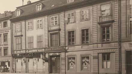 Das Nicolaihaus, Brüderstraße 13 in Berlin-Mitte auf einer Aufnahme aus dem Jahr 1890.