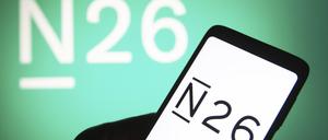 January 15, 2022, Ukraine: In this photo illustration, a N26 Bank GmbH logo a German neobank is seen on a smartphone screen and in the background. (Credit Image: © Pavlo Gonchar/SOPA Images via ZUMA Press Wire