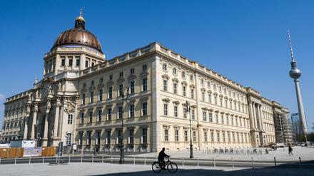 Die Fassade des Humboldt-Forums ist an drei Seiten des Gebäudes eine Rekonstruktion des historischen Stadtschlosses.