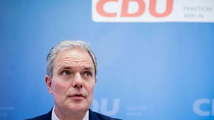 Der Fraktionsvorsitzende der Berliner CDU, Burkhard Dregger.
