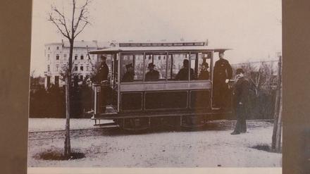 Die erste elektrische Straßenbahn fuhr durch Lichterfelde