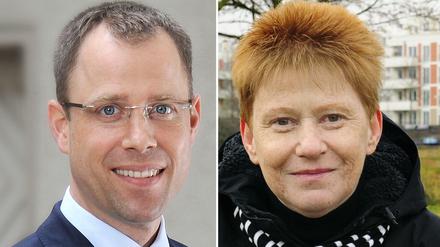 Wollen beide in den Bundestag: Mario Czaja von der CDU und Petra Pau von der Linken.