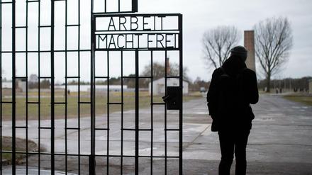Das Tor der Gedenkstätte Sachsenhausen.