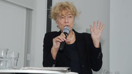 Die ehemalige SPD-Kandidatin für das Bundespräsidentenamt Gesine Schwan. 