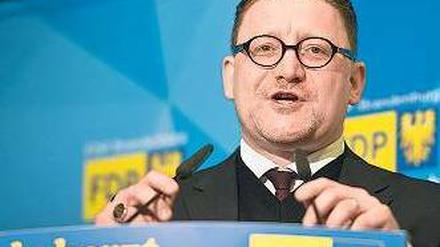 Sieger im Machtkampf. Der alte und neue FDP-Parteichef Gregor Beyer. Foto: dpa
