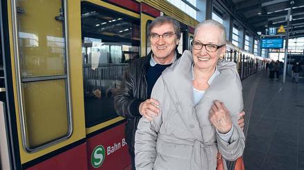 Axel Kreitz und seine Frau Hannelore durften im Führerhaus mitfahren. Für ihn ein Lebenstraum