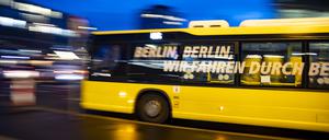 Langstreckenläufer. Die Linienbusse der BVG legen am Tag 300.000 Kilometer zurück und befördern rund 1,1 Millionen Fahrgäste.