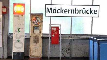 Die U-Bahnstation Möckernbrücke. Hier in der Nähe ereignete sich das Unglück.