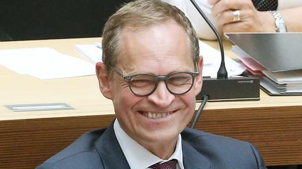 Michael Müller (SPD), Regierender Bürgermeister, hat einfach „Spaß“ bei der Arbeit als Landeschef.