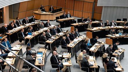 Sitzung im Berliner Abgeordnetenhaus. 