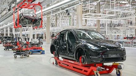 Elon Musk hatte angekündigt, noch in diesem Jahr die Serienproduktion in der Brandenburger Fabrik starten zu wollen. 