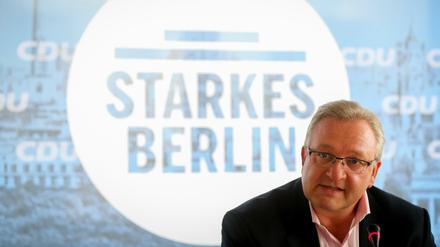 Frank Henkel, Innensenator und Spitzenkandidat der Berliner CDU.