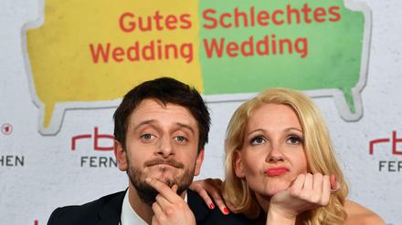 Der Schauspieler Marcel Glauche und Hauptdarstellerin Constanze Behrends von "Gutes Wedding, schlechtes Wedding".