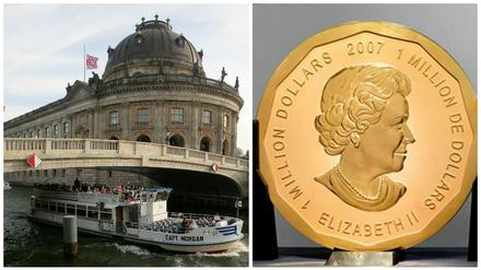 Aus dem Bodemuseum auf der Museumsinsel wurde im März 2017 eine 100 Kilogramm schwere Goldmünze gestohlen.