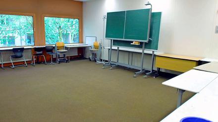 Der Gebetsraum im Diesterweg-Gymnasium ist ein kleiner Klassenraum.