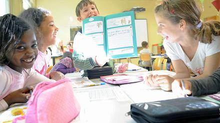 Lesen, schreiben, rechnen und noch viel mehr lernen die Erst- und Zweitklässler der Nawi-Klasse in der Gustav-Falke- Schule in Gesundbrunnen. 