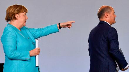 Angela Merkel und Olaf Scholz empfinden das Konjunkturpaket beide als Erfolg - auch in eigener Sache.