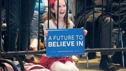 Diese 12-Jährige unterstützt Bernie Sanders.