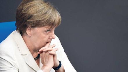 Chaosverwaltung. Ihre Regierungserklärung hat Angela Merkel in sechs Punkte unterteilt. 