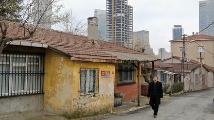 Ein Armutsviertel am Rande von Istanbul. 