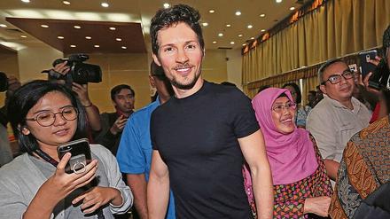 Gegen Obrigkeiten. Telegram-Gründer Pawel Durow, 35, sieht sich als Unterstützer von Freiheitsverfechtern, die sich in totalitären Regimen zur Wehr setzen. 