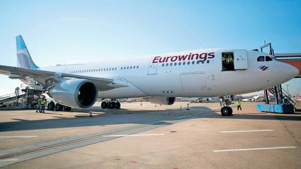 Ein Flugzeug von Eurowings (Archivbild) 