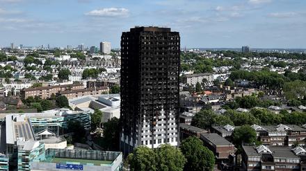 Beim Brand im Grenfell Tower am 14. Juni kamen mindestens 80 Menschen ums Leben.