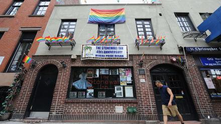 Das "Stonewall" in der Christopher Street in New York.