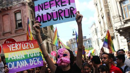 Gay Pride in Istanbul.