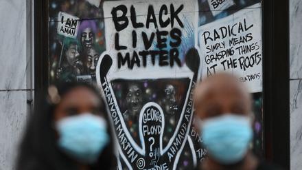 Black-Lives-Matter-Poster in Washington, DC (Symbolbild)