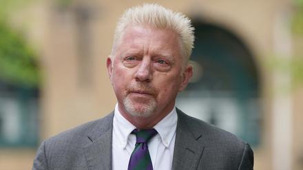 Boris Becker, ehemaliger Tennis-Profi aus Deutschland, trifft zur Urteilsverkündung am Southwark Crown Court ein.