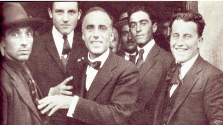 Der sozialistische Parteiführer Giacomo Matteotti (Mitte) wurde 1924 ermordet.