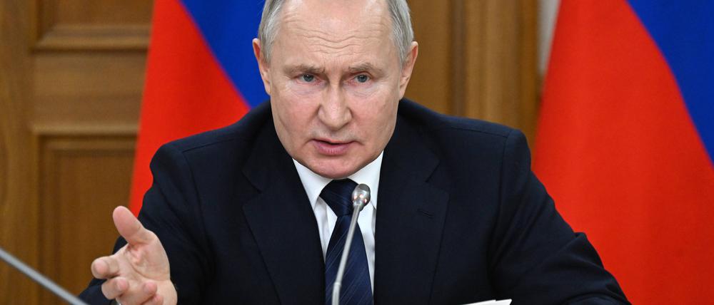 Wladimir Putin, Präsident von Russland. 