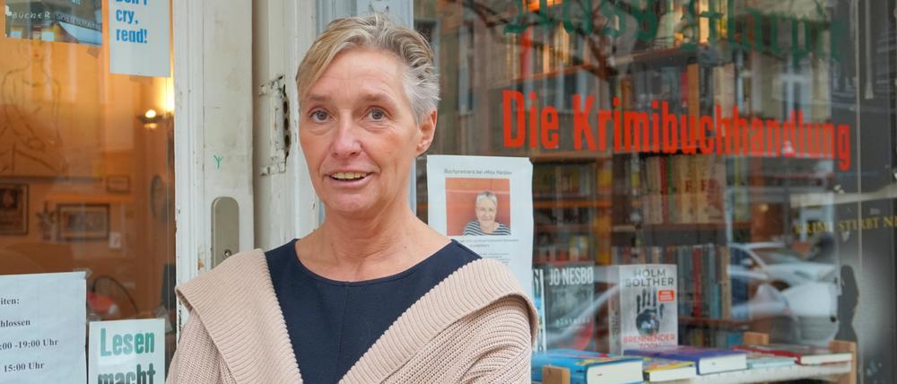 Cornelia Hüppe gründete vor 20 Jahren die Berliner Krimibuchhandlung „Miss Marple“.