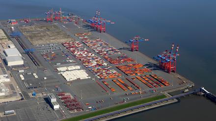 Der Hafen von Wilhelmshaven. Er spielt eine große Rolle bei der Entstehung der Wasserstoff-Wertschöpfungskette. 