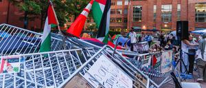 Die Polizei hat ein pro-palästinensisches Protestcamp an der Universität in Washington geräumt.
