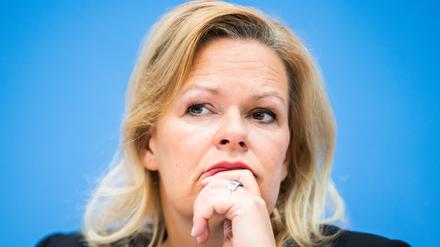 Bundesministerin für Inneres und Heimat, Nancy Faeser (SPD)