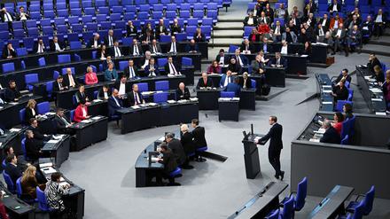Aussprache im Bundestag
