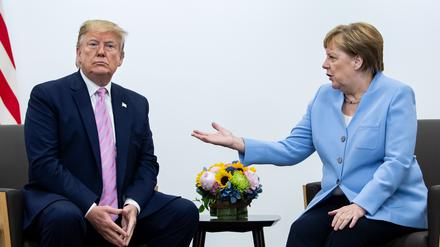 Angela Merkels Beziehung zu Ex-US-Präsident Donald Trump krankte wohl auch an Trumps Persönlichkeit. Ihm wird oft Narzissmus unterstellt.