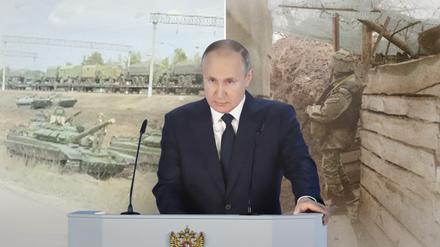 Offiziell handelt es sich bei den Truppenaufmärschen an der ukrainischen Grenze nur um eine Übung. Doch das behauptete Putin auch bei der Krim.