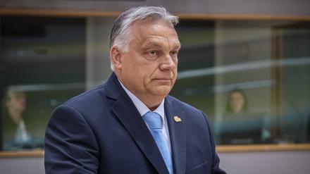 Viktor Orban bei einem Treffen des Europäischen Rats in Brüssel