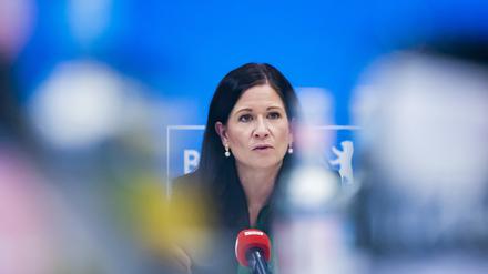 26.10.2023, Berlin: Katharina Günther-Wünsch (CDU), Berliner Senatorin für Bildung, Jugend und Familie. 