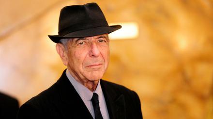 Der kanadische Sänger, Dichter und Maler Leonard Cohen.