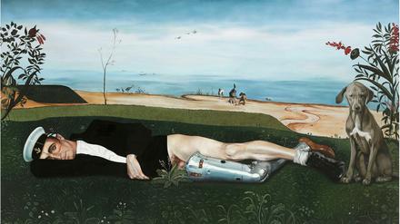 Marianna Gartners gemalte "Mythologische Szene" (2010).