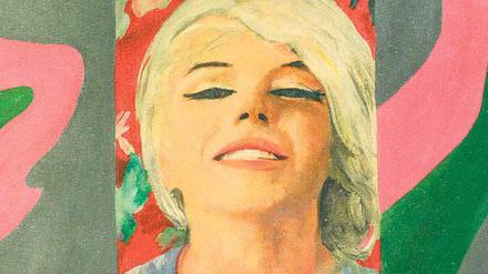 Nachruf auf Marilyn. „Colour Her Gone“ von Pauline Boty (1962, Detail). Foto: Museum