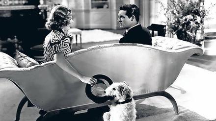 Irene Dunne und Cary Grant in „The Awful Truth“ von Leo McCarey, aus dem Jahr 1937. 