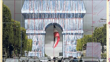 Geplant für den Herbst 2021: Arc de Triomphe, Wrapped (Project for Paris).