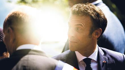 Die kulturelle Ausnahme bleibt: Enmmanuel Macron im Wahlkampf. 