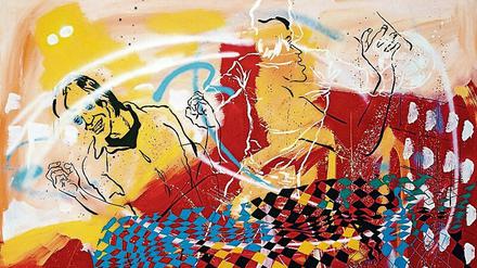 1980 malte Memphis Schulze sein Bild „Hat denn die ganze Welt Geburtstag“.